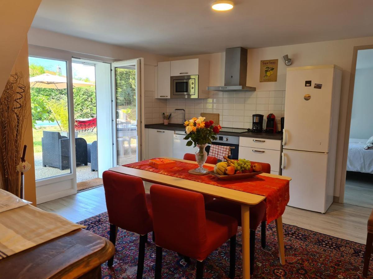 Appartement avec cuisine et grande piscine chauffée Hendaye Esterno foto
